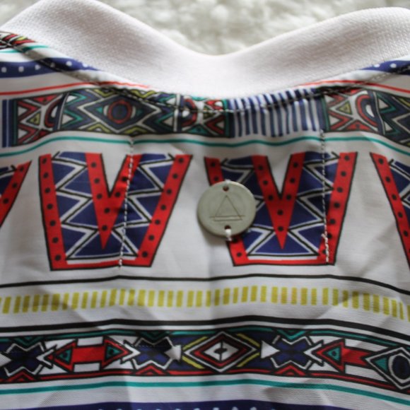 Eleven Paris Women Medium Long Sleeve Full zip Jacket with Geometric Pattern - Picture 2 of 5